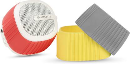 AMKETTE Trubeats Pixie Portable Bluetooth Speaker and Mic with Multi Color Silicone Sleeves 3 W Portable Bluetooth Speaker
