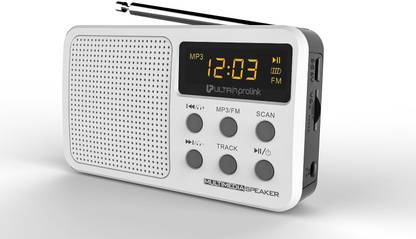 Ultraprolink Retro Multimedia FM/MP3 Player UM0017 (White) 3 W Portable Home Theatre