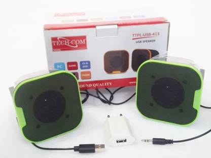 Tech-Com TTPL USB 413 5 W Portable Laptop/Desktop Speaker
