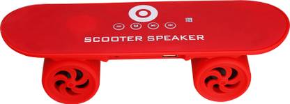 Yuron Scooter Bluetooth speaker with memory card support and pen drive 18 W Portable Bluetooth Speaker