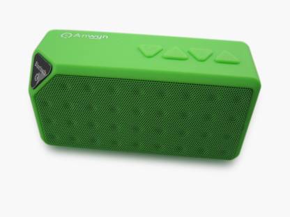 Anwyn Bluetooth with Mic and Voice feature_BTX3_BS_106_Green 10 W Bluetooth Laptop/Desktop Speaker