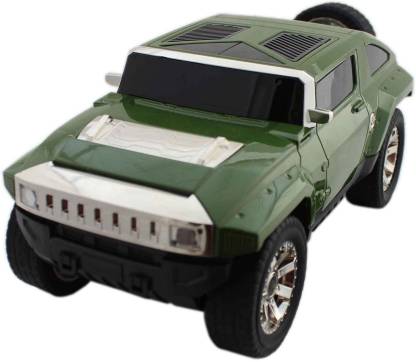 Tootpado Hummer Car Shaped With FM Radio, TF Memory Card, USB, AUX in, 5 W Portable Mobile/Tablet Speaker