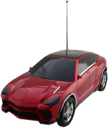 Tootpado Car Shaped With FM Radio, TF Memory Card, USB, AUX in 5 W Portable Bluetooth Speaker