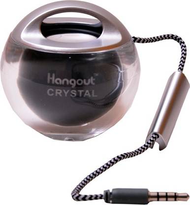 Hangout Hangout Hangout Crystal Wired Mini Laptop/Desktop/Mobile 3 W Portable Mobile/Tablet Speaker