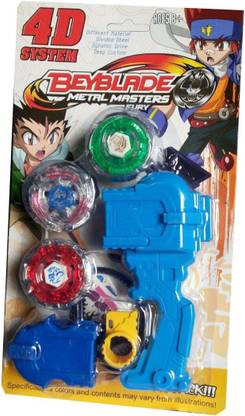 Shop & Shoppee 3 Beyblade Set With Handle Launcher Metal Fighters