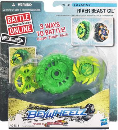 Hasbro Beyblade Beywheelz River Beast Gil Battler