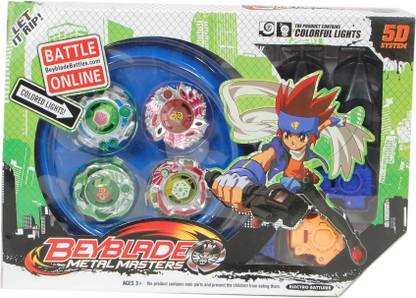TRD Store BeyBlade Metal Masters with Colored Lights and 5D System