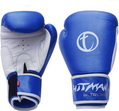 Hitman By Triumph New Leather Strike Boxing Gloves