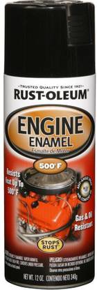 RUST-OLEUM Automotive-Engine-Enamel Black Spray Paint 340 ml