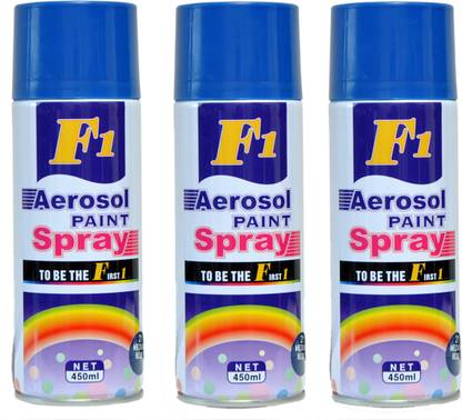 F1 Premium Shine Blue Spray Paint 450 ml