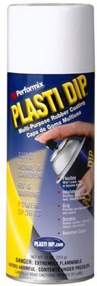 Performix Plasti Dip Multi Purpose Rubber Coating White Spray Paint 325 ml