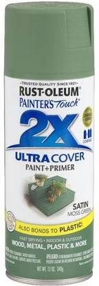 RUST-OLEUM Painter's Touch Satin Green Spray Paint 340 ml