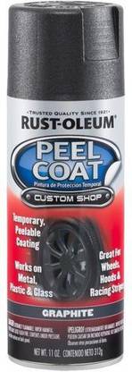 RUST-OLEUM Peel-Coat Grey Spray Paint 312 ml