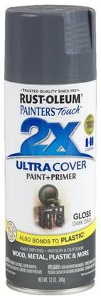 RUST-OLEUM Painter'S Touch Gloss Grey Spray Paint 340 ml