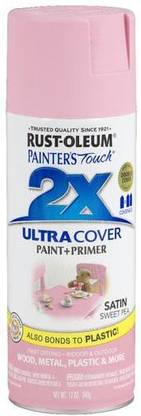 RUST-OLEUM Painter's Touch Satin Pink Spray Paint 340 ml