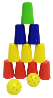 Jaywebstore Fun Fair Game 2 In One Aim, Throw & Break The Tower