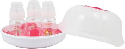 FARLIN Microwave Sterilization Set with Feeding Bottles