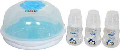 FARLIN Microwave Sterilization Set with Feeding Bottles
