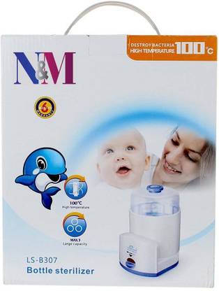 N&M 3 Feeding bottle Electric Steam Sterlizer - 3 Slots