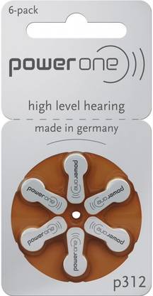 Power one P312 1.45V PR41 Hearing Aid Batteries