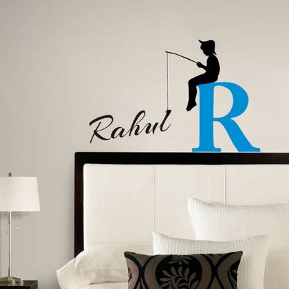 DECOR KAFE 55.88 cm Fishing Style Name RAHUL Wall Covering Size : (56 X 36 CM ) Self Adhesive Sticker