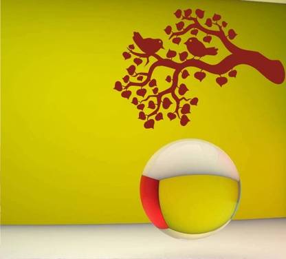 Smart Wall Guru 43.61 cm Decorative Decal Self Adhesive Sticker