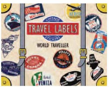 World Traveler Luggage Labels (Travel Stickers)