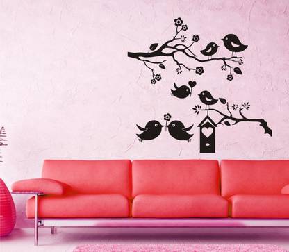 Smart Wall Guru 64 cm Decorative Decal Self Adhesive Sticker