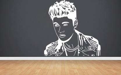 DECOR KAFE 48 cm Decor Kafe Justin Bieber Wall Decal Self Adhesive Sticker