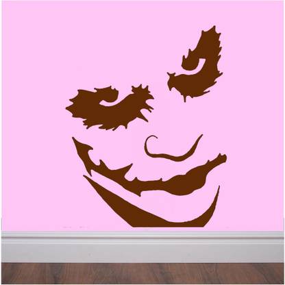 Decor Villa 58 cm Decor villa Jocker with Bad Minded Wall Decal & Sticker Self Adhesive Sticker