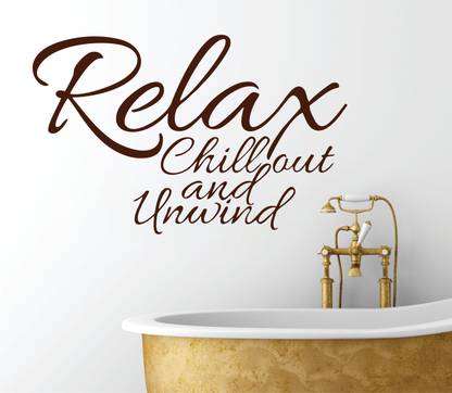 Creatick Studio 55 cm Creatick Studio Relax Chill out Wall Sticker Self Adhesive Sticker