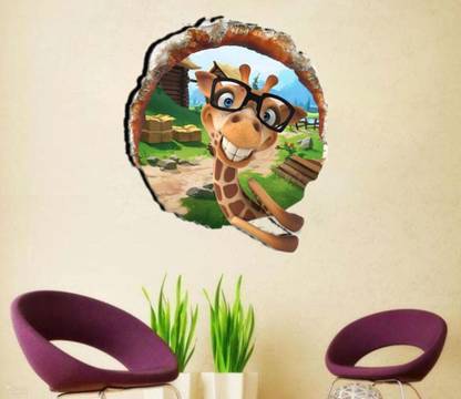 Impression Wall 55 cm Cartoon Character Sticker