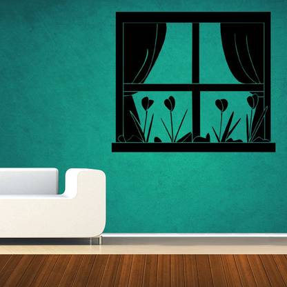 Impression Wall 83 cm Impression Wall Creative Window Wall Decal Self Adhesive Sticker