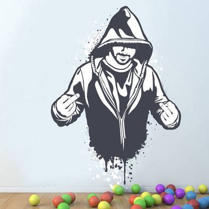 Impression Wall 43 cm Attitude Boy Sticker