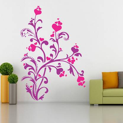 Impression Wall 64 cm Flower Sticker