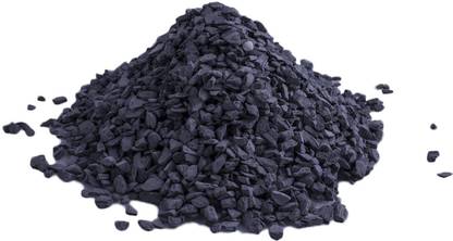 UGAOO Black Chips- 1 Kg Regular Angular, Asymmetrical Granite Stone
