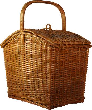 Boxify Wood Picnic Basket Storage Basket