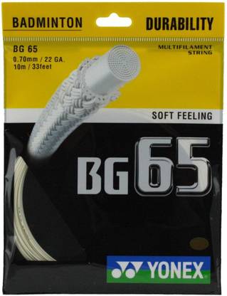 YONEX BG 65 1.2 Badminton String - 10 m