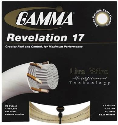 Gamma Gamma Live Wire Revelation 17 1.27 Tennis String - 12.2 m