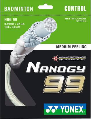 YONEX Nanogy 99 0.69 Badminton String - 10 m