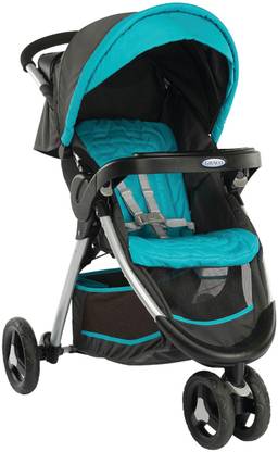 GRACO FastAction Fold Sport Stroller-Ocean Grey Stroller