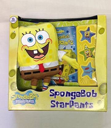 NICKELODEON Spongebob Square Pants Play A Sound Book And Spongebob Plush