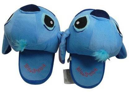 Plush Slipper L Blue Lilo Stitch Soft For Disney Doll Cartoon Collect