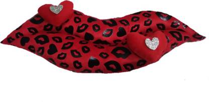 Aparshi Designer kissing Lips stuffed soft toy  - 25 cm