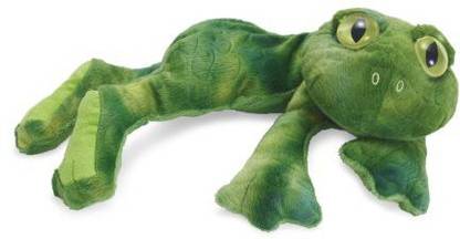 Manhattan Toy Lanky Reptiles Finch Frog Plush  - 7 inch