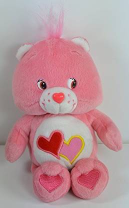 CARE BEARS Care Bear Love A Lot Bear 8" Plush Play Along  - 10 inch
