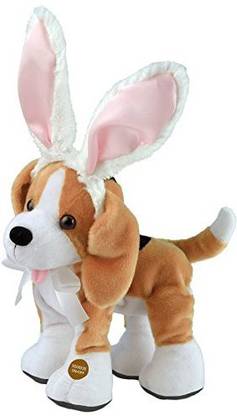 Chantilly Lane Barney Bunny Beagle Plush
