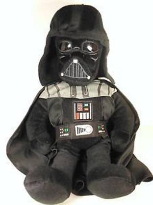 STAR WARS Lucasfilm Ltd & Tm Darth Vader 19" Plush Backpack Upc School Bag
