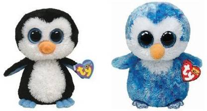 Ty Corp Ty Ice Cube & Waddles Beanie Boos Penguins Set Of 2 Plush  - 7.09 inch