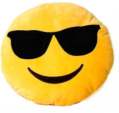 Tickles Smiley Cool Emoticon Cushion  - 33 cm